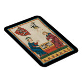 バックギャモンゲーム14世紀中世アート マグネット (右側)