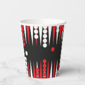 バックギャモンパーティー 紙コップ (裏面)