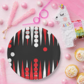 バックギャモンプレイヤーパーティー ペーパープレート (パーティー)