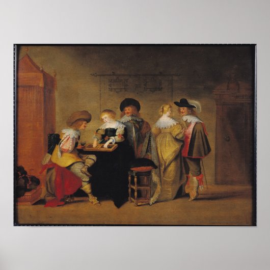 バックギャモンプレイヤー ポスター (正面)