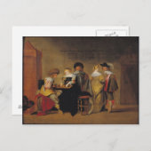 バックギャモンプレイヤー ポストカード (正面/裏面)