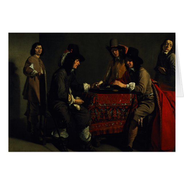 バックギャモンプレーヤー (正面横)