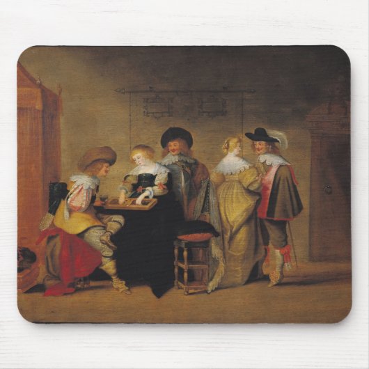 バックギャモンプレーヤー マウスパッド (正面)