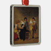 バックギャモンプレーヤー メタルオーナメント (右)