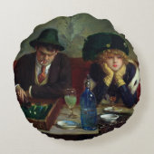 バックギャモンプレーヤー ラウンドクッション (裏面)