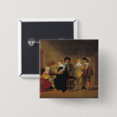 バックギャモンプレーヤー 缶バッジ (正面&裏面)