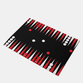 バックギャモンボードゲーム ドアマット