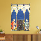 バックギャモン選手2人 キャンバスプリント (インサイチュ (リビング))