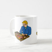 バックギャモン コーヒーマグカップ (正面左)