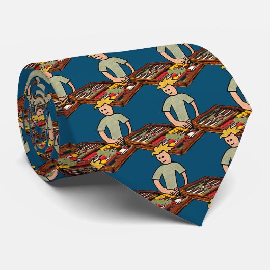 バックギャモン ネクタイ (ロール)