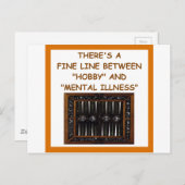 バックギャモン ポストカード (正面/裏面)