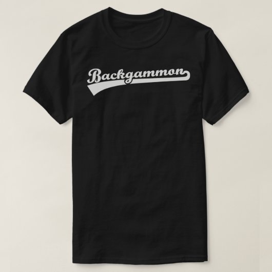 バックギャモン Tシャツ (デザイン正面)