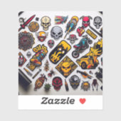 バッククリックに送る「カスタムカットビニールのシール」 シール (シート)