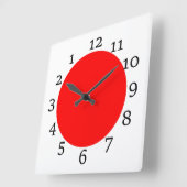 バッククロック スクエア壁時計 (傾斜)