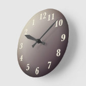 バッククロック ラウンド壁時計 (傾斜)