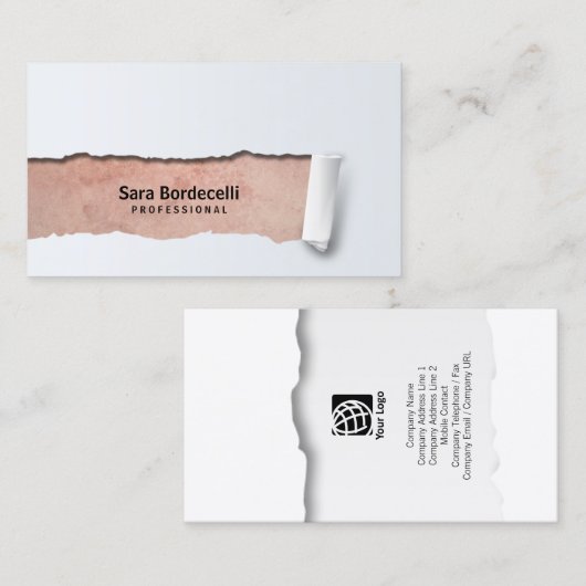 バックグラウングランジドプロフェッショナル名刺 名刺 (正面/裏面)