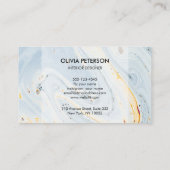 バックグラウンドで明るいスタイル 名刺 (裏面)