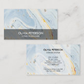 バックグラウンドで明るいスタイル 名刺 (正面/裏面)