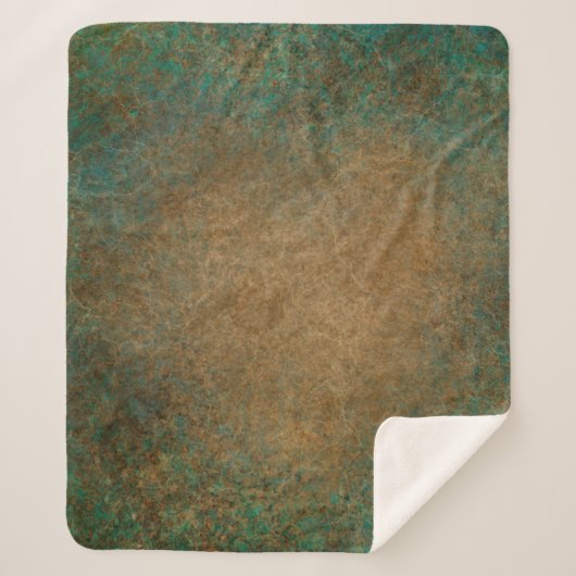 バックグラウンドグランジヴィンテージ古い シェルパブランケット (正面)