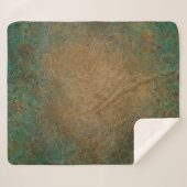 バックグラウンドグランジヴィンテージ古い シェルパブランケット (正面(横))