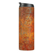 バックグラウンドテクスチャが錆びて古茶色 タンブラー (回転右)