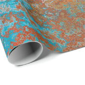 バックグラウンドテクスチャが錆びて古茶色 ラッピングペーパー (ロールコーナー)