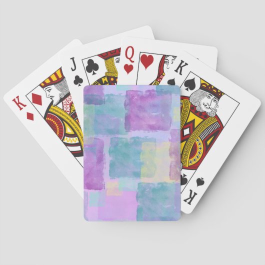 バックグラウンドパステルスクラップブック紙 トランプ (裏面)