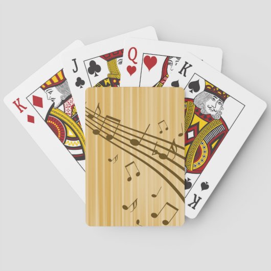 バックグラウンドミュージックの楽譜 トランプ (裏面)