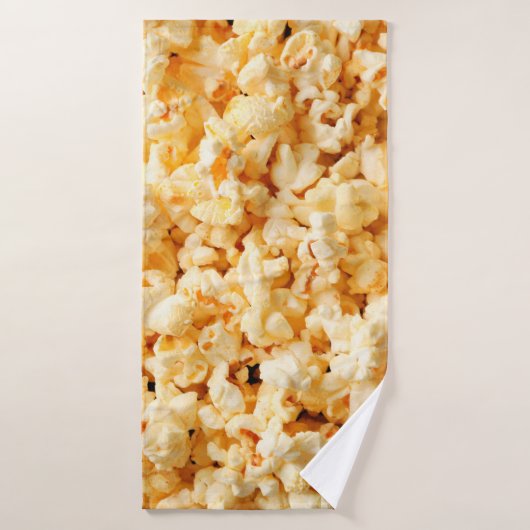 バックグラウンド全体においしいポップコーン。食べ物 バスタオル (バスタオル)