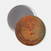 バックグラウンド動揺してオーバーレイのShiva マグネット (正面/裏面)