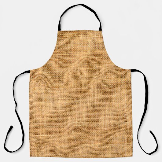 バックグラウンド用のSackclothテクスチャ エプロン (正面)