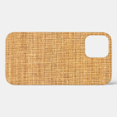 バックグラウンド用のSackclothテクスチャ Case-Mate iPhoneケース (裏面 (横))