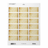 バックグラウンド |パーチメント紙 ラベル (フルシート)