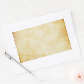 バックグラウンド |パーチメント紙 長方形シール (封筒)