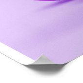 バックグランドレインボーハッピーバースデー ポスター (角)