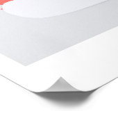 バックグランドレインボーハッピーバースデー ポスター (角)