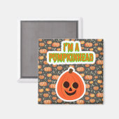 バックグランド付きカボチャ3 マグネット (正面/裏面)