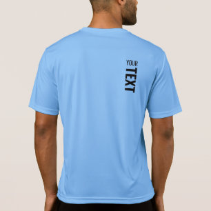 バックサイドデザインプリントメンズスポーツアクティウェア Tシャツ