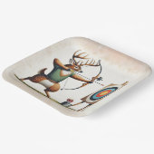 バックシカ射撃、 発砲アボウとアロー ペーパープレート (傾斜あり)