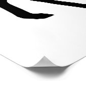 バックシルエット ポスター (角)