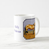 バックシンワイルドホースマスタリオン コーヒーマグカップ (正面右)