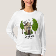 バックスカンプ長袖カラーTシャツ