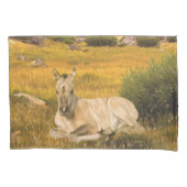 バックスキンの馬蹄 枕カバー (正面)