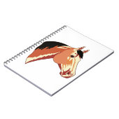 バックスキンクォーターホース ノートブック (左側)