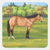 バックスキンダンクォーターホース スクエアシール (正面)