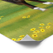 バックスキンダンクォーターホース ポスター (角)