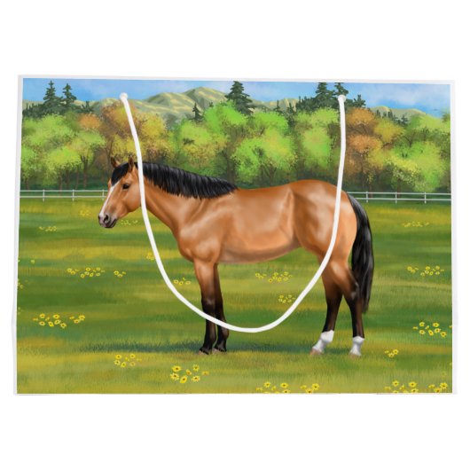 バックスキンダンクォーターホース ラージペーパーバッグ (裏面)