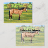バックスキンダンクォーターホース 名刺 (正面/裏面)