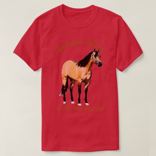 バックスキンダン馬 Tシャツ (デザイン正面)