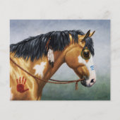 バックスキンピント先住民アメリカンウォーホース (裏面)